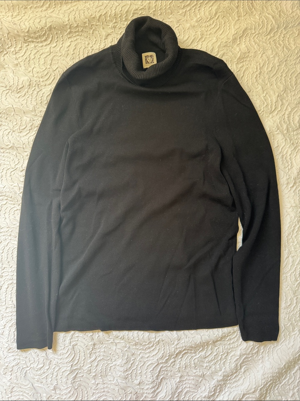 Anne Klein Black Turtleneck Sweater